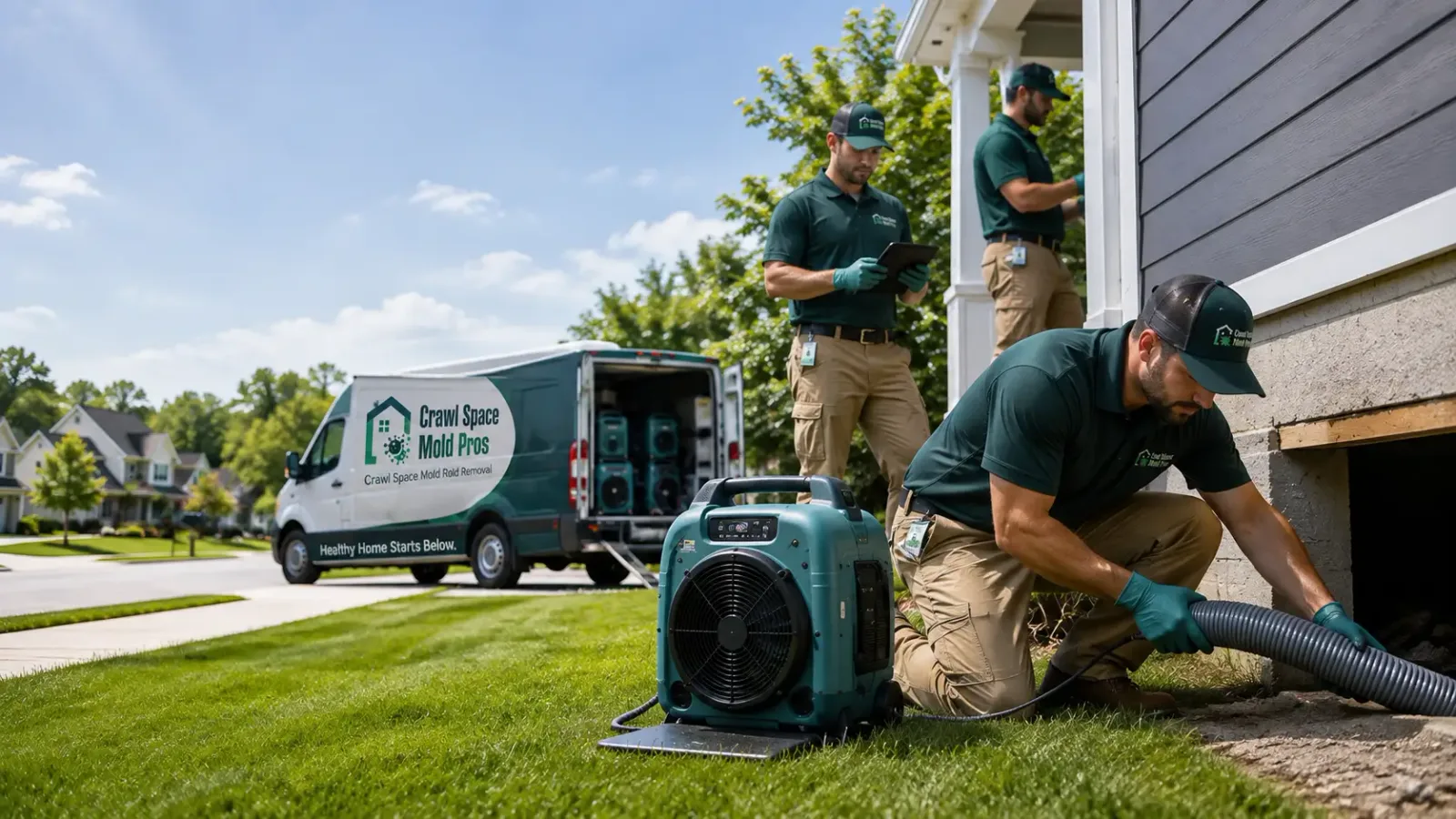 Crawl Space Mold Removal in Ames, NE